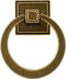 Antique Brass Cabinet Pulls 3 Pack 2.15 inch Diameter Vintage Pulls, Hardware Pulls for Bar Bathroom Closet Dressers...