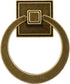 Antique Brass Cabinet Pulls 3 Pack 2.15 inch Diameter Vintage Pulls, Hardware Pulls for Bar Bathroom Closet Dressers...