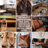 ARCSSAI ARCSSAL Brown Leather Repair Kit for Furniture, Leather Couch Repair Kit for Sofa, Jacket, Car Seats and Purse with Super Easy Instruction...