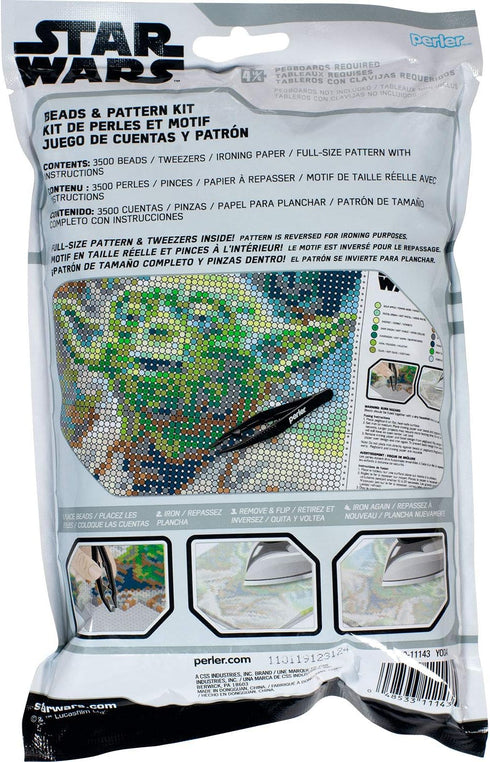 Perler Star Wars Yoda Pattern Bag Beads Kit, 3500pcs...