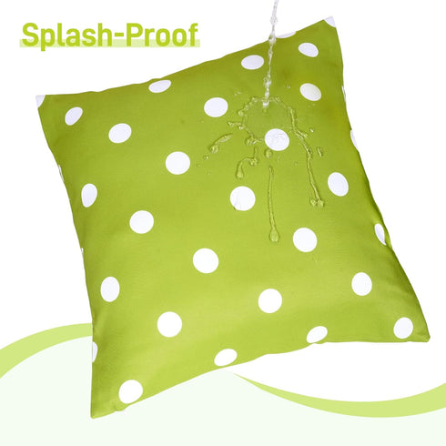 Poise3EHome Outdoor Throw Pillow Covers Set of 2 Waterproof Decorative Pillow Covers for Living Room, Couch, Patio, Spring, 18X18 Inches, Green Po...