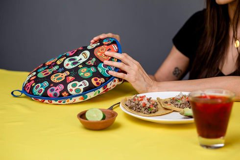 Insulated and Microwaveable, Fabric Pouch Keeps Them Warm for up to One Hour! Perfect Holder for Corn & Flour, Insulated Keeper!...