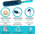 PRO Choice 4 Pack Long Handle Wheel Brush Kit for Cleaning Wheel and Tire- 2X Soft Wheel Cleaning Brush, Detailing Brush and Stiff Tire Brush...