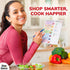 Zoe Deco Weekly Meal Planner (Fruit, 7 x 10”), Magnetic Notepad for Refrigerator, Weekly Menu Planning Pad for Family, 52 Easy Tear-Off Sheets for...