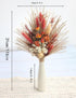 Natural Dried Flowers with Vase,Dried Pampas Grass Bouquet, Dried Flowers for Boho Home Decor, Wedding, Baby Shower Decorations, Farmhouse Party T...