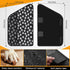 2 Pcs Car Door Protector Pet Dog Paw Prints Car Door Cover Protector Waterproof Scratching Nonslip Universal Fit Car Door Guard with Storage Pocke...
