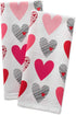 DII Valentine's Day Collection Kitchen, Dishtowel Set, 18x28, Hearts Collage, 2 Piece...