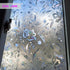 Instruban Window Privacy Film 3D Tulip Pattern - Static Cling No Glue Anti UV Decorative Window Vinyl, Window Sticker for Home Office -17.5 x 78.7...