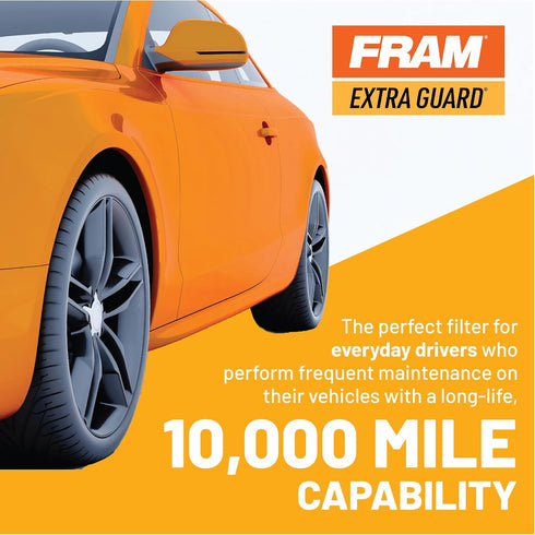 FRAM Extra Guard CH9999, 10K Mile Change Interval Cartridge Oil Filter...