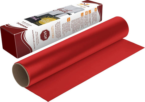 Heat Transfer Vinyl Sheets - Red HTV - Iron On Vinyl for Cricut, HTV Vinyl Sheets, Vinyl Iron On, Easy Cut & Weed, Compatible with Cricut & Silhou...