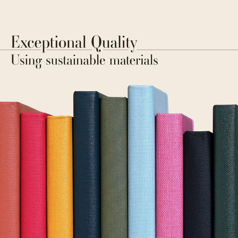 Hardcover Lined Journal with Thick 100 gsm College Ruled Paper A5 size (8.3 inches x 5.4 inches) - Daily Writing Notebook Journal for Travel, Scho...