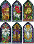 Design Works Crafts Easter Windows Counted Cross Stitch Ornament Kit, Mixed...