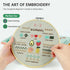 Cyanfour 4 Stage Embroidery Kit for Beginners Adults, Easy to Learn 38 Different Stitches from Instruction & Video, Needlepoint Kits for Adults wi...