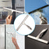 Hiware All-Purpose Shower Squeegee for Shower Doors, Bathroom, Window and Car Glass - Stainless Steel, 10 Inches...