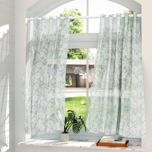 AIZESI Spring Tension Curtain Rods Short Tension Rod (White,17" to 28"-2Pcs)...