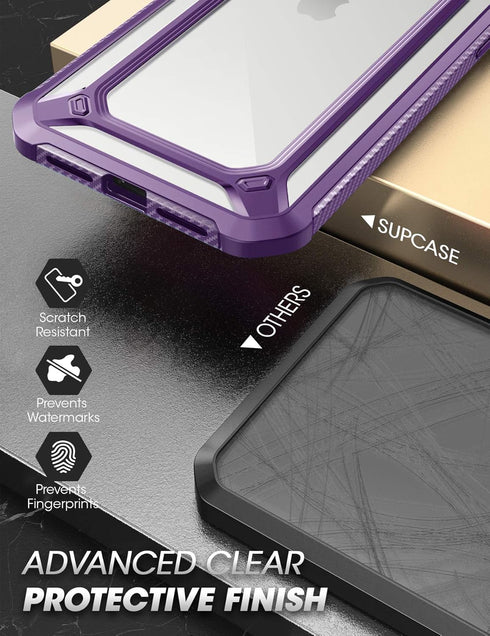 SUPCASE Unicorn Beetle EXO Series Case for iPhone 12 Pro Max (2020 Release) 6.7 Inch, Premium Hybrid Protective Clear Bumper Case (Purple)...