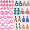 Polymer Clay Cutters 28 Pcs, Mini Flower Butterfly Leaf Clay Earring Cutters, Organic Shape Clay Cutters for Polymer Clay Jewelry...