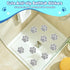 20 PCS Original Non-Slip Bathtub Stickers, Large Safety Bathroom Tubs Showers Treads Adhesive Decals with Scraper...