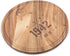 Ironwood Gourmet Engraved, 0.5 x 9 x 9 inches, Multi-Use Circle Serving Board: 1942 Wine Barrel (28445E336)...