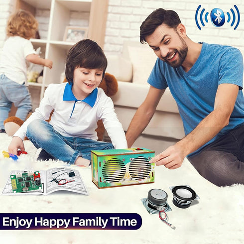 STEM Gifts for Teen Girls Boys - Science Kits for Kids Age 8-10-12-14 Crafts for Girls| Toys Build Bluetooth Speaker Kit| 3D Puzzles DIY Electroni...