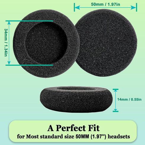 Jabra Headset Ear Cushions Replacement Foam Ear Pads Compatible with Jabra PRO 920 935 930 9450 9460 9465 9470 9400BS GN1900 2000 2100 2025 Biz 62...