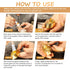 Gold Leaf Adhesive Set 200ml Gold Plating Kit Protective Varnish 100 pcs Gilding Adhesive Set Gold Leaf Sheets, 2 Brushes, Water Based Leaf Glue f...