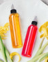 6Pcs 8oz Squeeze Bottles with Black Twist Top Cap, 60ml Clear Dispensing Bottles, Empty Refillable Bottle for Hair Oil Inks, Crafts, Liquids...