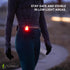 FlipBelt Clip On LED Running Light for Men and Women, Hands Free Safety Flashlight for Running, Biking, Hiking, Portable and Rechargeable Night Ru...