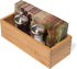 Lipper International Bamboo Utensil Holder Storage Box for Cooking Tools, Makeup, or Office Supplies, 4" x 9 1/4" x 3"...