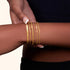 Gold Bracelets for Women 14k Real Gold Plated Dainty Bracelet Stack Set for Women Trendy Cuban Paperclip Link Snake Rope Figaro Chain Cute Stackab...