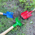Kids Garden Tools Set Made of Metal with Sturdy Wooden Handle. Safe & Right Size for Children, 8" Long Bamboo Gardening Tools for Kids...
