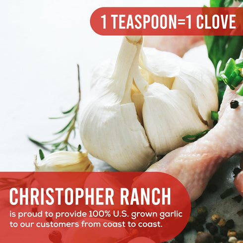 Christopher Ranch Crushed Garlic in Olive Oil | Heirloom California Garlic | Smooth Creamy Texture | Ready-to-Use, Premium Quality, Gluten-Free | ...