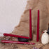 14 Pack Dark Red Taper Candles 12 Inch Tall 3/4 Inch Thick Burn 10 Hours (Burgundy)...