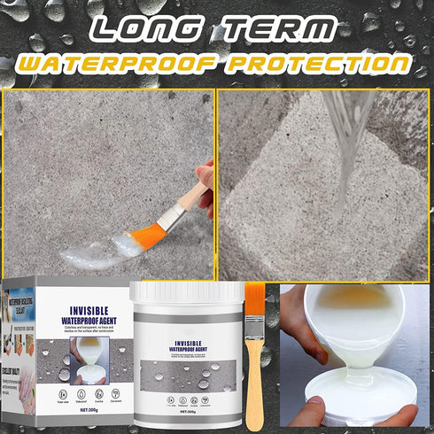 Invisible Waterproof Agent 10.5 Oz,Transparent Repairing Leak Waterproof Adhesive,Waterproof Insulating Sealant,Super Strong Bonding Sealant Invis...