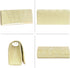 Larcenciel Gold Clutch Purse for Women Trendy, Glitter Pleated Evening Bags w/Chain, Formal Ladies Handbags Sequin Shoulder Crossbody Wallets for ...