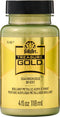 FolkArt Treasure Brilliant Metallic Paint, 4 oz, Green Gold...