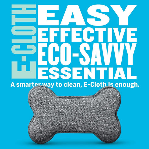 E-Cloth Pet Bowl Scrubber - Bone-Shaped Pet Bowl Cleaning Scrubber, Reusable, 100 Wash Guarantee - 2 Pack...