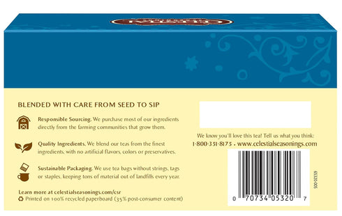 Celestial Seasonings Herbal Tea, Mint Magic, 20 Count...