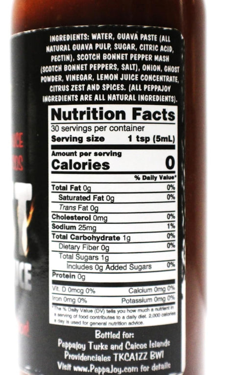 Peppajoy Scary Ghost Hot Sauce...