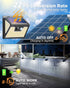 2Pack Solar Deck Lights Outdoor, Waterproof Fence Lights with Motion Sensor (3 Modes 178LED), Bright Wireless Wall Light for Outside Yard Garden...