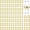 cuskena 100 Sets Gold Color,Magnetic Button Clasp Snaps 14mm, for Purse Magnetic Clasp for Bag Closure Magnetic snap Button Replacement Set. Great...