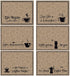 6Pcs Coffee Bar Mat Plastic Coffee Bar Accessories Decorations Under Coffee Maker Mat Supplies Coffee Machine Placemat Essentials Must Haves for C...