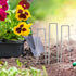 HongWay 6 Inch 25pcs Landscape Staples, 11 Gauge Galvanized Garden Stakes and U-Shaped Pins for Landscaping Fabric Weed Barrier Irrigation Tubing...