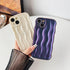 Caseative for iPhone 14 Case,Water Ripple Pattern Curly Wave Frame Soft Compatible with iPhone Case (Red,iPhone 14)...