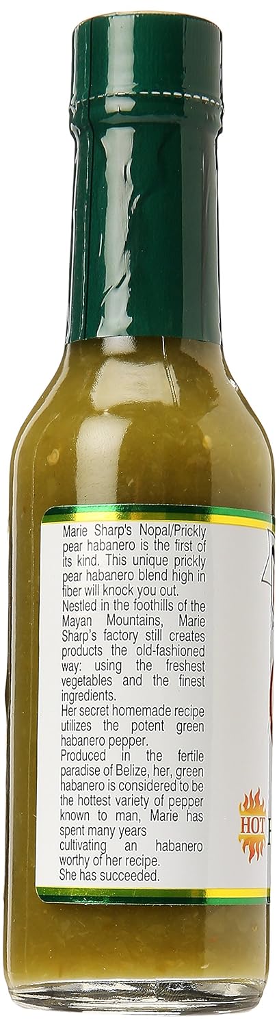 Marie Sharp's Green Habanero Pepper Sauce, 5 oz...