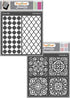 CrafTreat Reusable Stencils for Painting on Wood, Canvas, Paper, Fabric, Wall and Tile - Moroccan Trellis and Moroccan Tiles - 2 Pcs - 6x6 Inches ...