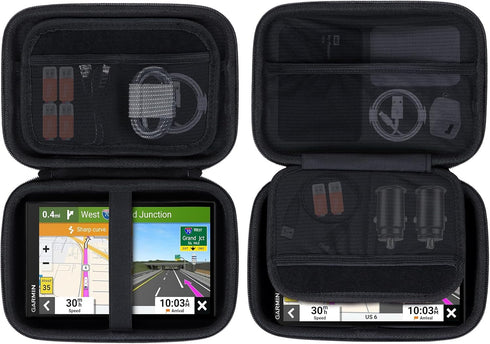 Hard Case Compatible with 5-7 Inch Garmin RV 780/785 RV Cam 795 dezl OTR700/OTR710/OTR610 Garmin DriveSmart 76/65/61/66/55 Garmin Drive 51/52/53 G...