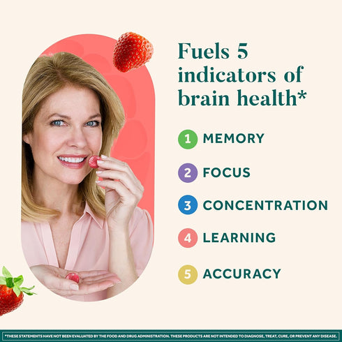 NEURIVA Brain Supplement for Memory & Focus with Phosphatidylserine & Neurofactor, Caffeine-Free Gummies...