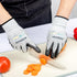 Cut Resistant Gloves, ANSI A2 Cutting Gloves, PU Coated Anti Cut Gloves C2, Touchscreen, Multi-Purpose, 1 Pair, Medium...