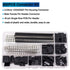 Taiss 600PCS Dupont Connector Kit 2.54mm 1/2/3/4/5/6/7 Pin Housing Connector and Male Female Crimp Pin,Dupont Crimp Pin Adaptor Assortment,Jumper ...